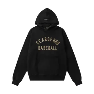 AAA Fear Of God Hoodie Black Street Style