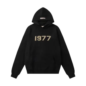 Reps Fear Of God Hoodie Black Cotton Pure