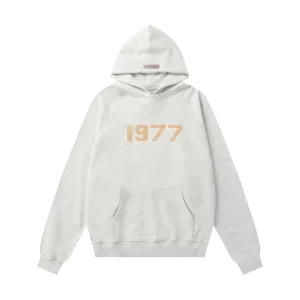 Super Clone Designer Fear Of God Hoodie Black Cotton Pure Ribbed Fabric