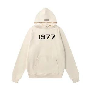 Designer Fear Of God Hoodie Black Cotton Pure
