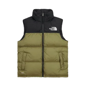 AAA The North Face Vest Copper Down Nylon Spring Embroidery