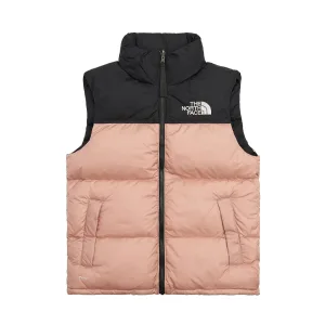 AAA The North Face Vest Pink Down Nylon Spring Embroidery