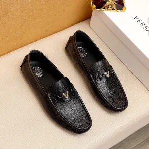 Designer Versace Calfskin Leather Shoes