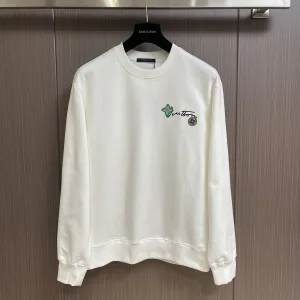 AAA Louis Vuitton Sweatshirt Red Cotton Pure