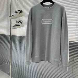 Luxury Dior Hoodie Red Cotton Pure Fleece