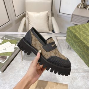 High Quality Gucci Canvas Loafers For Autumn