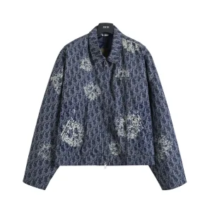 Designer Super Clone Dior Coat Red Cotton Pure Polyester Fiber Denim Smooth To The Touch Patch