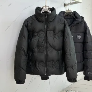 AAA Louis Vuitton Down Jacket Simple Design Winter 3D Stitching