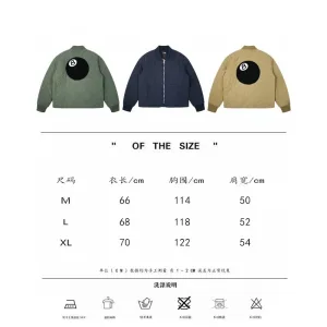 Designer Stussy Outerwear Red Embroidery