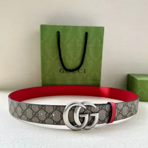 Luxury Gucci Belt Red