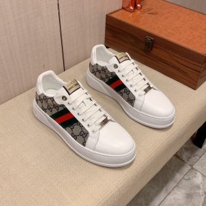 Luxury High Quality Gucci Cowhide Casual Shoes