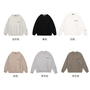 Designer Luxury Fear Of God Cotton Hoodie For Autumn