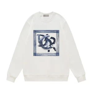 Super Clone Luxury Dior Hoodie Black Cotton Autumn Winter