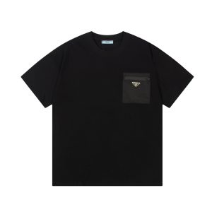 Designer Prada Brick Short-Sleeved T-Shirt For Spring