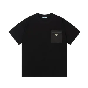 Designer Prada Brick Short-Sleeved T-Shirt For Spring