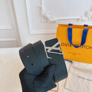 High Quality Designer Louis Vuitton Men'S Belts Cowhide