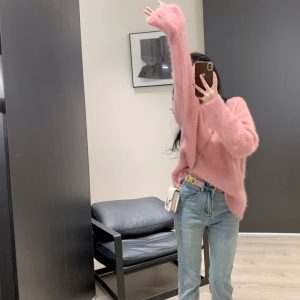 Luxury Miu Miu Fleece Jeans For Autumn