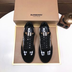 Luxury High Quality Burberry Cowhide Sneakers