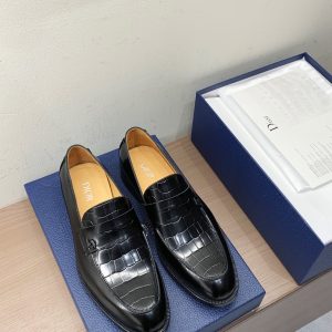 Designer Dior Dyed Leather Leather Shoes