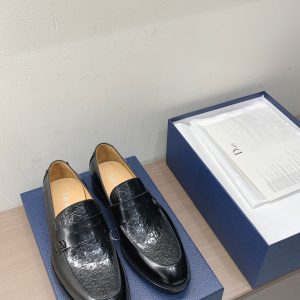 Aaa High Quality Dior Canvas Leather Shoes