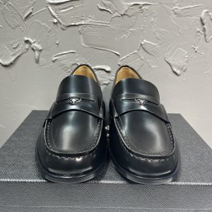 Luxury Prada Cowhide Loafers For Spring