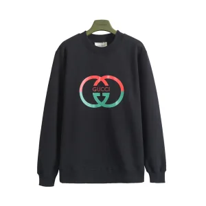 High Quality Luxury Gucci Sweatshirt Red Cotton Pure