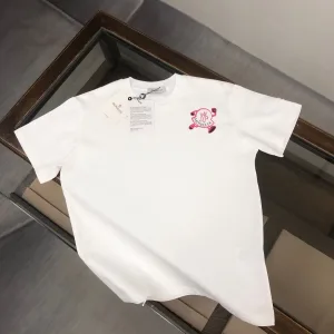 Super Clone Reps Moncler Short-Sleeved T-Shirt Brown Cotton Pure Slim Fit