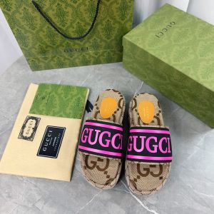 High Quality Gucci Jacquard Slippers