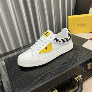 1:1 Fendi Cowhide Casual Shoes