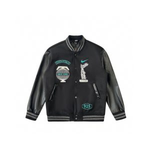 Luxury Nike Leather Jacket