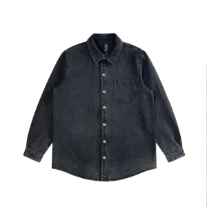 Reps Chrome Hearts Shirt Red Denim