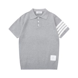 Luxury Thom Browne Knit Fabric Sweater For Spring