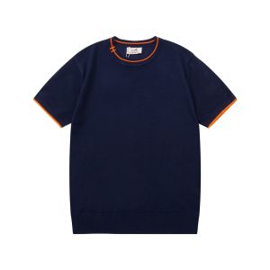 High Quality Hermès Knit Fabric T-Shirts For Spring