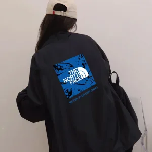 AAA Reps The North Face Coat Red Relaxed Fit Sophistication Spring