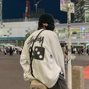 Reps Stussy Hoodies Ash Cotton Pure Soft Easy To Match Patch