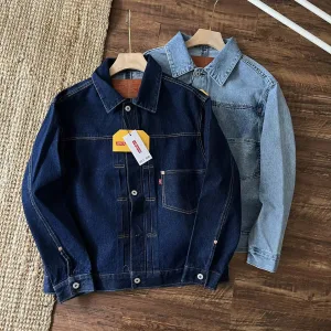AAA Levi'S Jeans Red Denim Minimalist Style