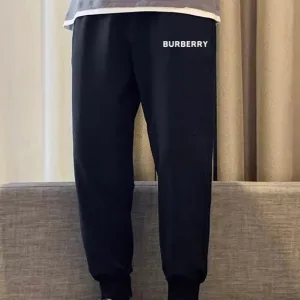 Reps Super Clone Burberry Casual Pants Ash Fleece Fabric Suitable For All Body Types Winter