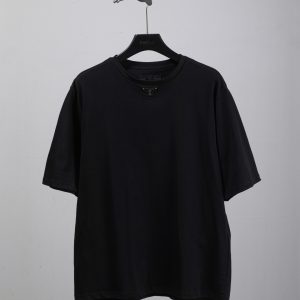 Designer Aaa Prada Cotton Short-Sleeved T-Shirt