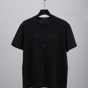 1:1 Prada Cotton Short-Sleeved T-Shirt