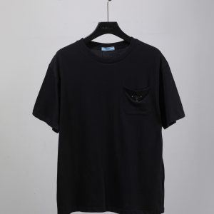 Aaa Prada Cotton Short-Sleeved T-Shirt