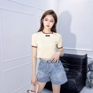 Designer Miu Miu Short Sleeves For Spring