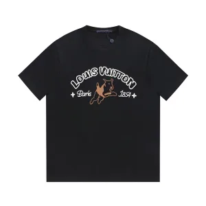 Reps Louis Vuitton Ruler Black Cotton Pure Spring Summer