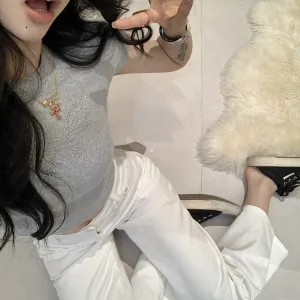 High Quality Luxury Prada Abs Jeans