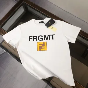 Super Clone Fendi Short-Sleeved T-Shirt Black Spring Summer