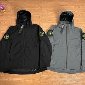 Reps Designer Stone Island Jacket Red Exquisite Workmanship Street Style