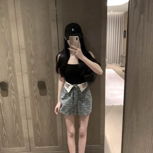 Luxury Miu Miu Denim Ruler