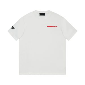 High Quality Prada Cotton Short-Sleeved T-Shirt