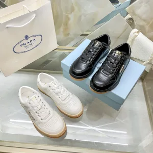 Super Clone Prada Sneakers Red Spring Color Blocking