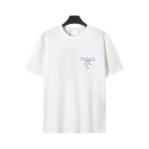 High Quality Prada Cotton Short-Sleeved T-Shirt For Early Spring