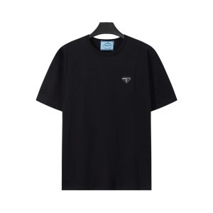 Designer Prada Cotton Short-Sleeved T-Shirt